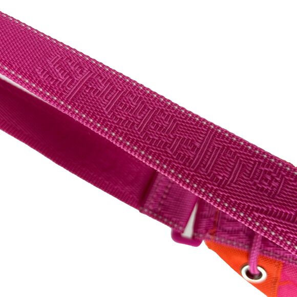 Speedo Canvas Drawstring Bucket Tote Bag Pink Orange Hibiscus Print Pool Beach - Picture 4 of 9